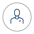 A drawing of a Lending Specialist; you'll have the same Lending Specialist throughout the whole process of refinancing.